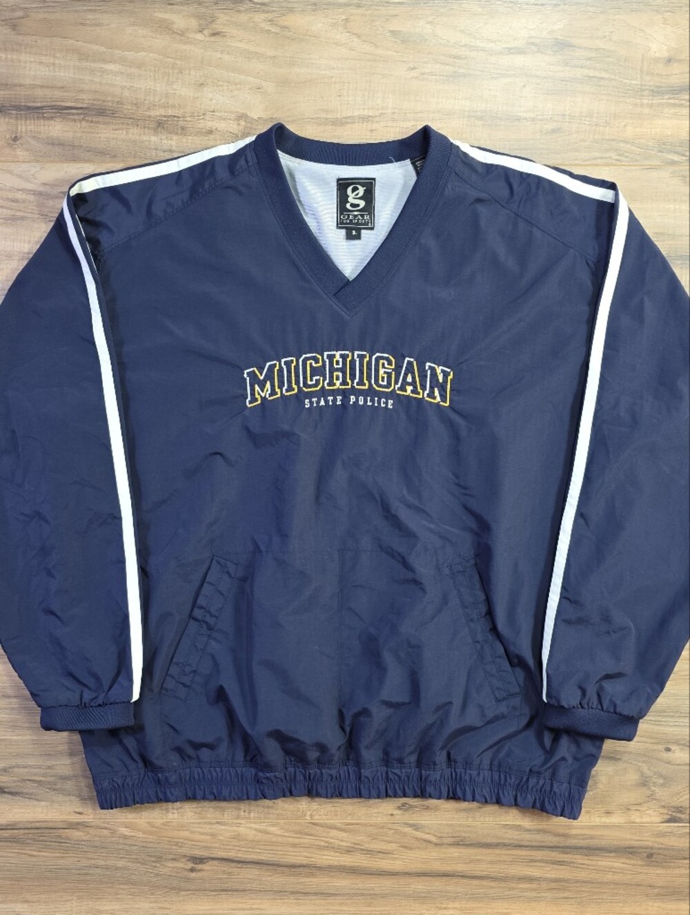 Gear For Sports Michigan State Police Vintage Windbreaker XL